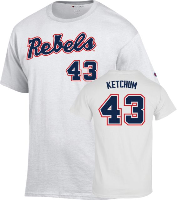 Ole Miss Baseball T-Shirt Cole Ketchum - 43