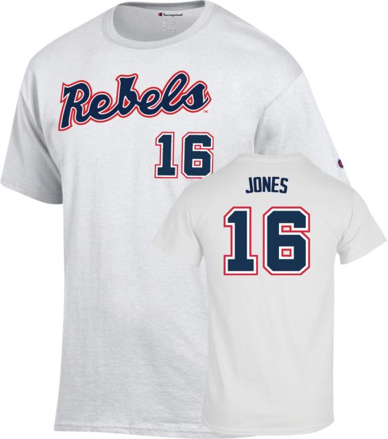 Ole Miss Rebels Baseball T-Shirt Brayden Jones - 16