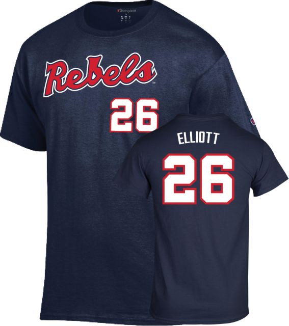 Ole Miss Baseball T-Shirt Hunter Elliott - 26
