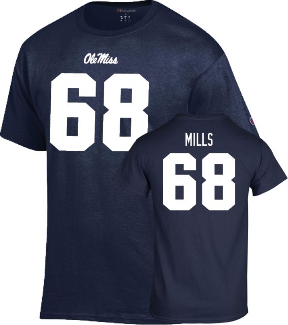 Ole Miss Football T-Shirt Jack Mills - 68