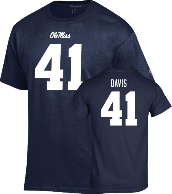 Ole Miss Football T-Shirt Caden Davis - 41
