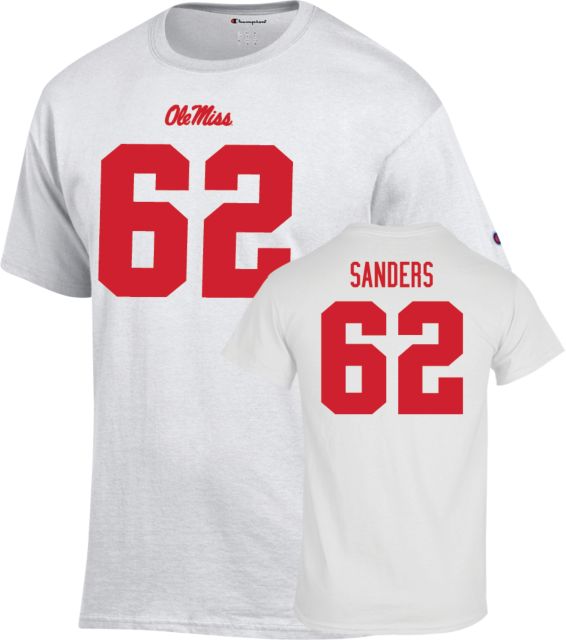 Ole Miss Football T-Shirt Brycen Sanders - 62