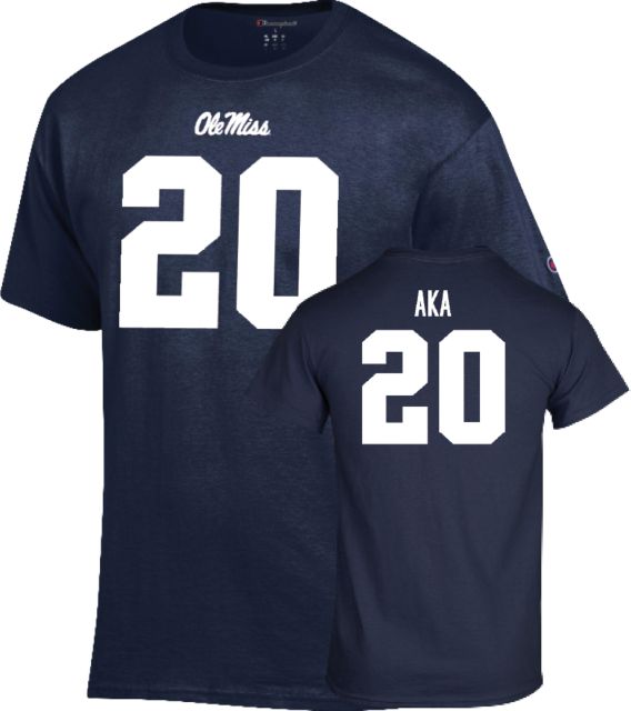 Ole Miss Football T-Shirt Joshua Aka - 20