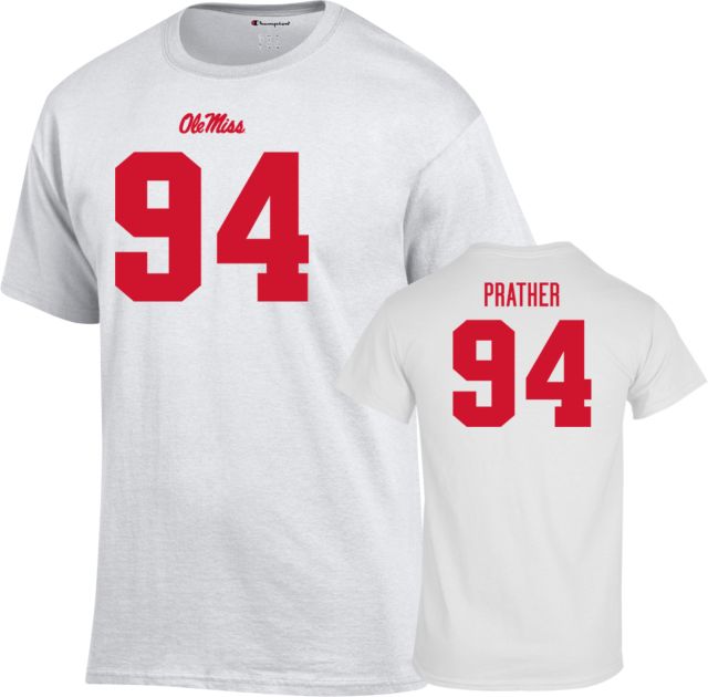 Ole Miss Football T-Shirt Tavion Prather - 94