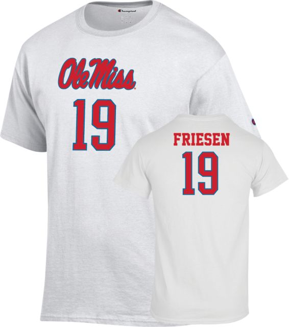 Ole Miss Rebels Women's Soccer T-Shirt Riley Friesen - 19
