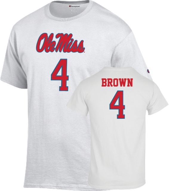 Ole Miss Rebels Women's Soccer T-Shirt Avery Brown - 4