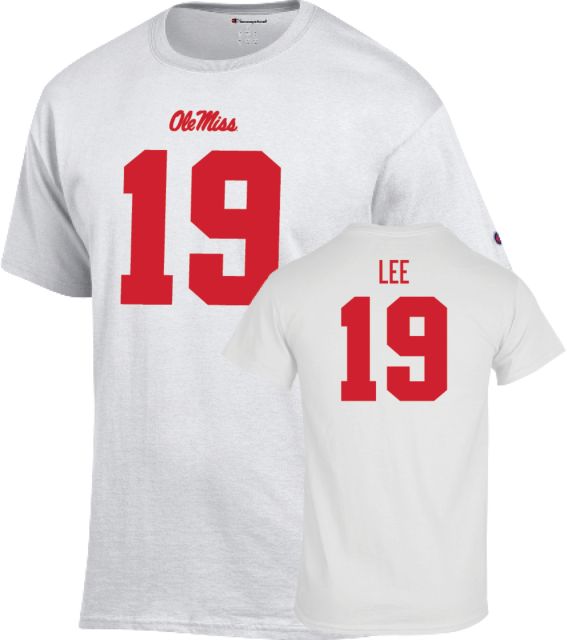 Ole Miss Rebels Football T-Shirt Cayden Lee - 19