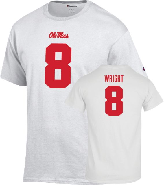 Ole Miss Rebels Football T-Shirt Daequan Wright - 8