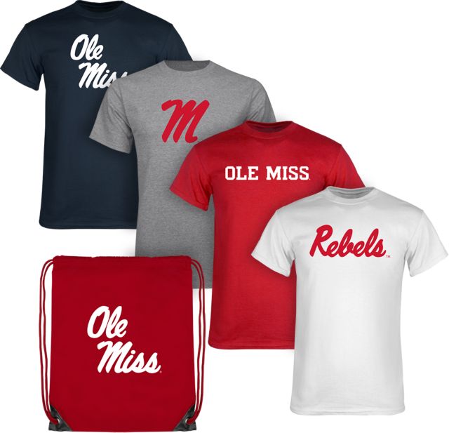 Ole Miss Rebels Short Sleeve T-Shirts Color Out Pack