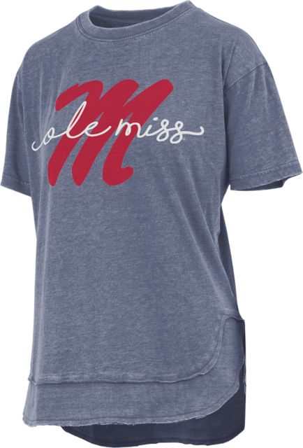 Ole Miss Rebels Women's Poncho Short Sleeve Tee