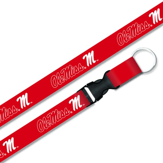 Ole Miss Rebels Lanyard with Buckle
