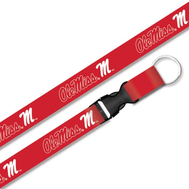 Ole Miss Rebels Lanyard with Buckle