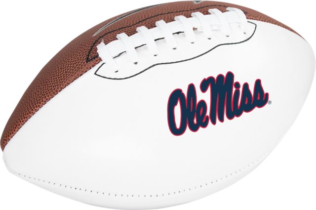 Ole Miss Rebels Autograph Football