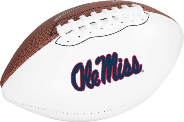 Ole Miss Rebels Autographed Football