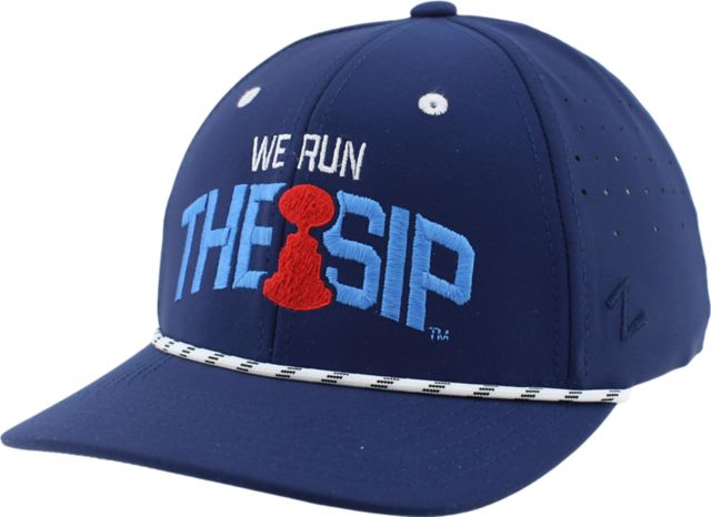 Ole Miss Rebels We Run The Sip Adjustable Cap