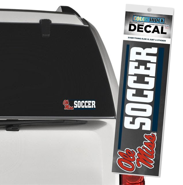 Ole Miss Rebels Soccer Decal