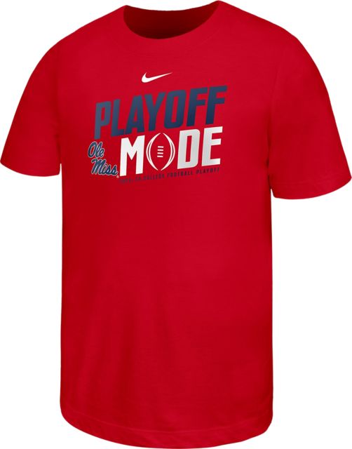 Ole Miss Rebels Football 2025 College Football Playoffs Youth Short Sleeve T-Shirt