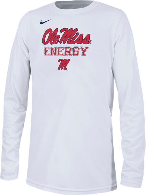 Ole Miss Rebels Basketball Energy 2024 Youth Long Sleeve Bench T-Shirt
