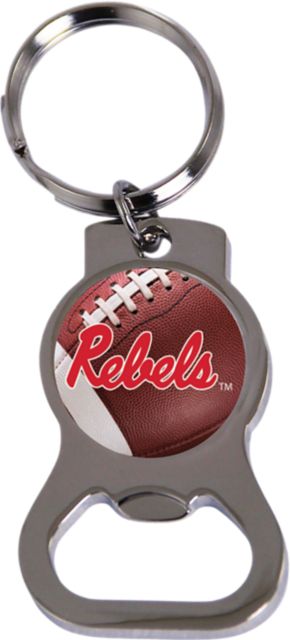 Ole Miss Rebels Football Bottle Opener Key Chain