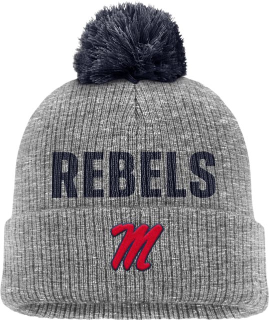 Ole Miss Rebels Peak Pom Beanie