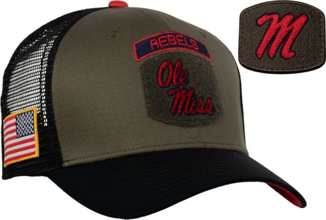 Ole Miss Rebels Military Appreciation Rise Mesh Cap