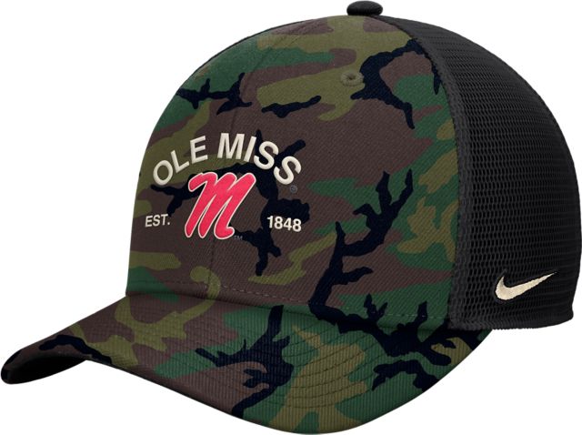 Ole Miss Rebels Military Trucker Cap