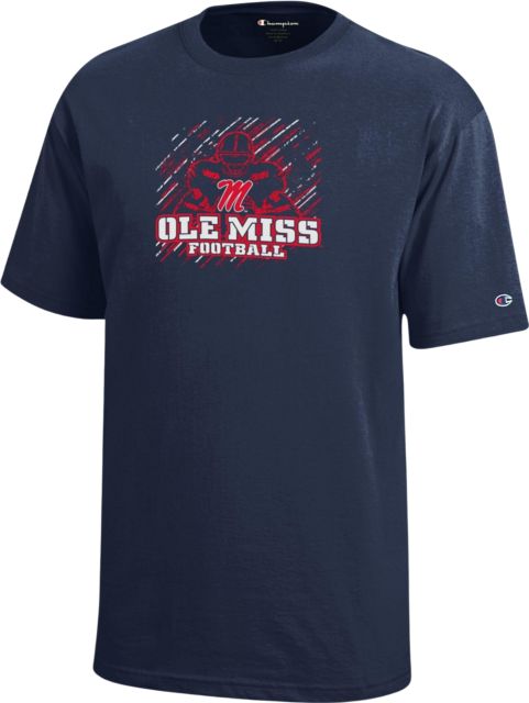Ole Miss Rebels Youth Football Short Sleeve T-Shirt
