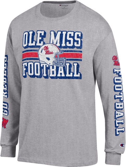 Ole Miss Rebels Football Long Sleeve T-Shirt