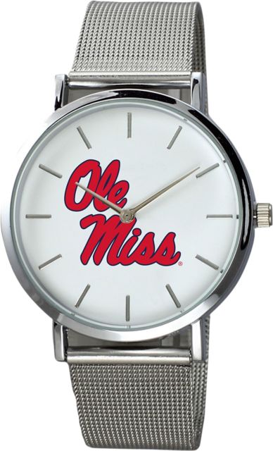 Ole Miss Rebels 40mm Stainless Steel Watch