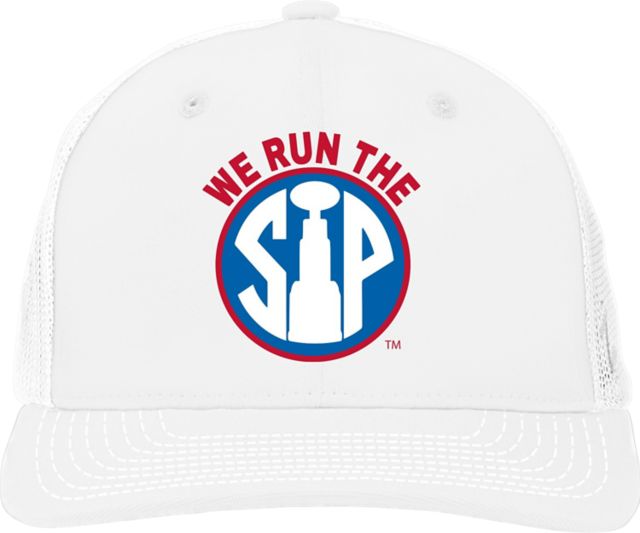 RUNSEOKJIN_EP.TOUR in U.S. 限定キャップ Ole Miss Rebels Football Egg Bowl We Run The Sip Adjustable