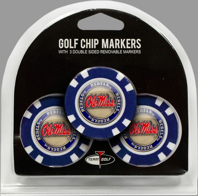 Ole Miss Rebels Golf Chip 3 Pack