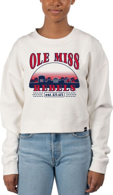 Ole Miss Rebels Women's Cropped Crewneck