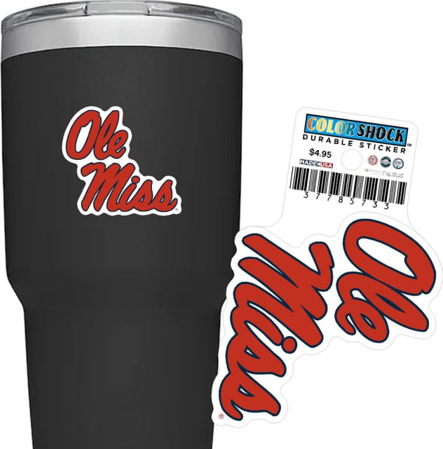 Ole Miss Rebels Durable Sticker
