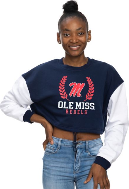 Ole Miss Rebels Women's Cropped Crewneck: Ole Miss