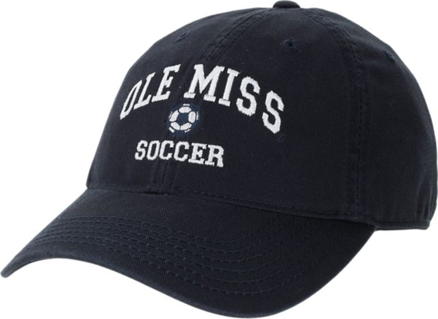 Ole Miss Rebels Soccer Adjustable Twill Hat