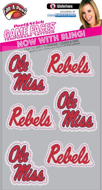 Ole Miss Rebels Fan Dazzlers 6 Pack