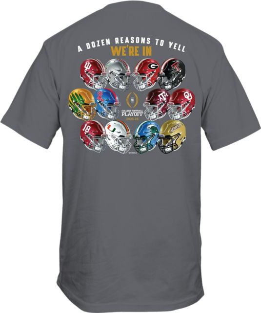 Ole Miss Rebels Football 2025 College Football Playoffs 12 Team Short Sleeve T-Shirt