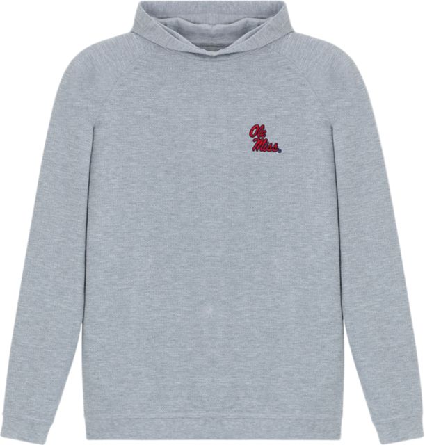Ole Miss Rebels Waffle Hooded Long Sleeve T-Shirt