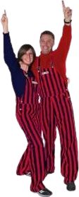 Ole Miss Rebels Stripe Game Bib Overalls