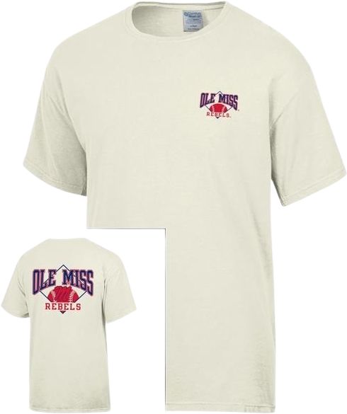 Ole Miss Rebels Baseball Short Sleeve T-Shirt