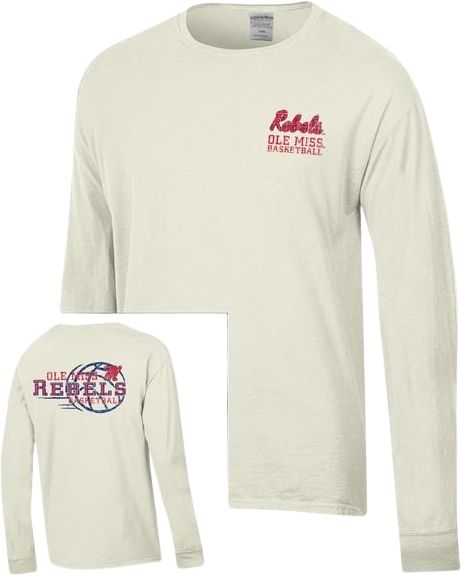 Ole Miss Rebels Basketball Long Sleeve T-Shirt