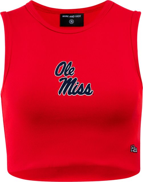 Ole Miss Rebels Women's Cut Off Tank Top