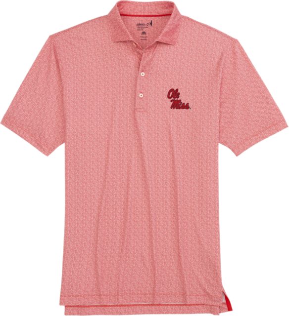 Ole Miss Rebels Johnnie O Digital Design Jersey Performance  Polo