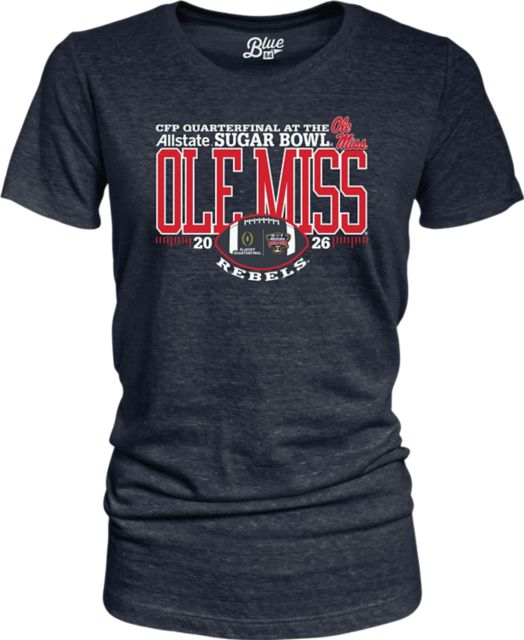 Ole Miss Rebels Football 2025 Sugar Bowl Bound Short Sleeve T-Shirt