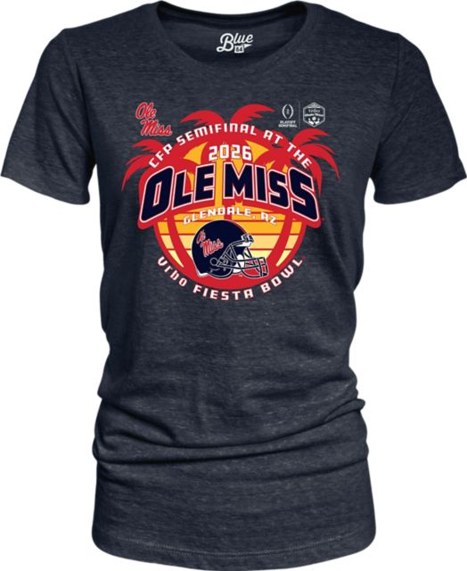 Ole Miss Rebels Football 2026 Fiesta Bowl Bound Short Sleeve T-Shirt