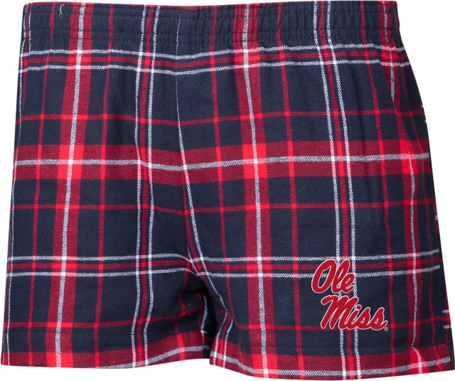 Ole Miss Rebels Women's Flannel Shorts