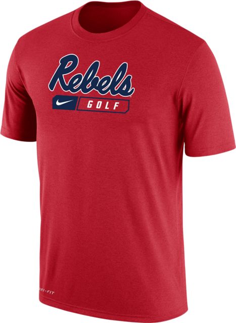 Ole Miss Rebels Golf Dri-Fit Cotton Short Sleeve T-Shirt