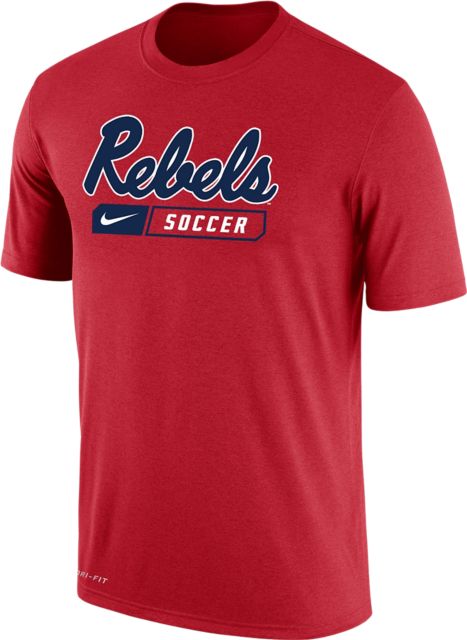 Ole Miss Rebels Soccer Dri-Fit Short Sleeve T-Shirt