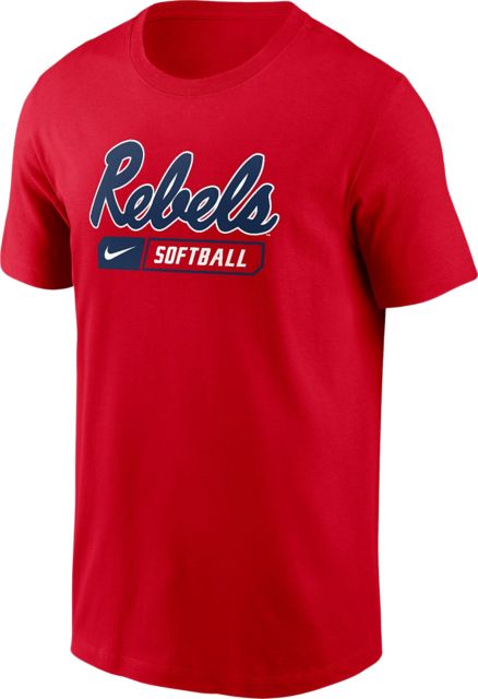 Ole Miss Rebels Softball Dri-Fit Short Sleeve T-Shirt