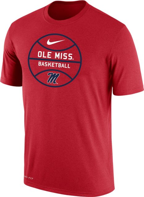 Ole Miss Rebels Basketball Short Sleeve T-Shirt